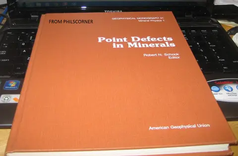 Cover of Point Defects in Minerals
