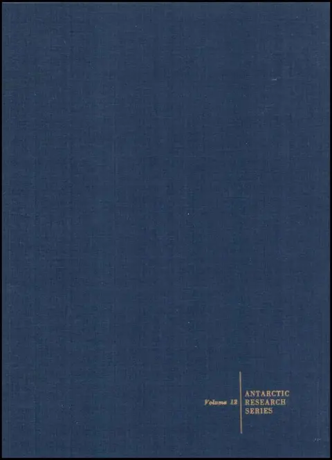 Cover of Antarctic Bird Studies