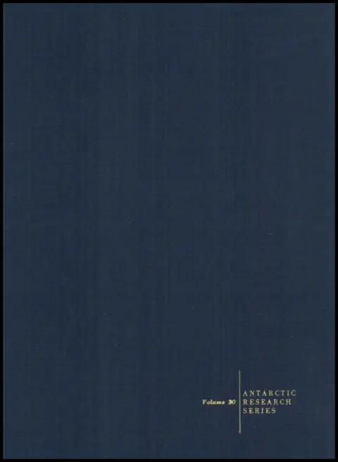 Cover of Antarctic Terrestrial Biology