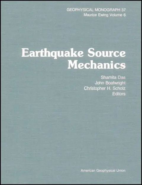 Cover of Earthquake Source Mechanics