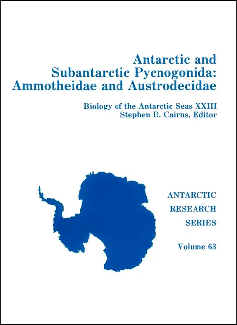 Cover of Antarctic and Subantarctic Pycnogonida