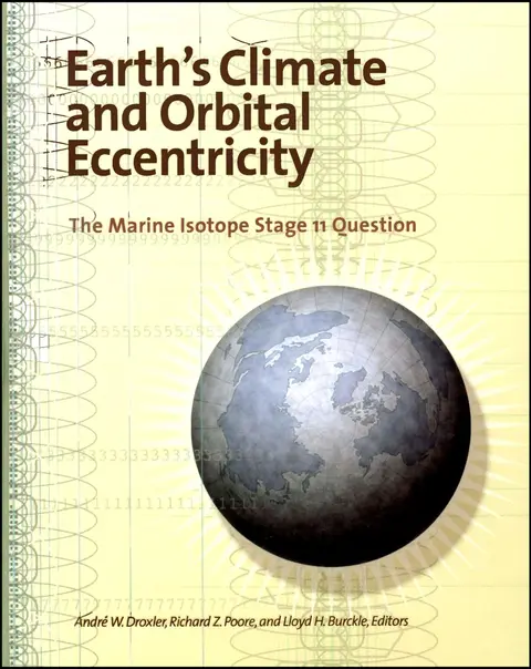 Cover of Earth's Climate and Orbital Eccentricity