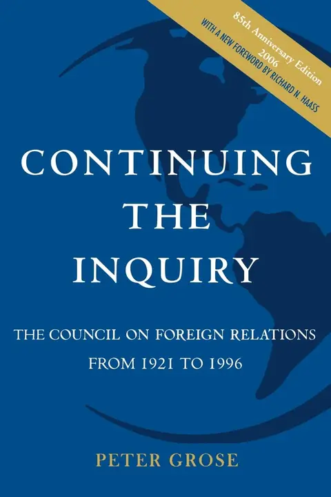 Cover of Council on Foreign Relations at 75