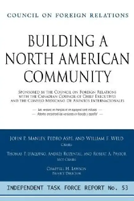 Cover of Building a North American Community