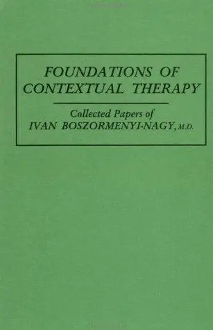 Cover of Foundations of Contextual Therapy