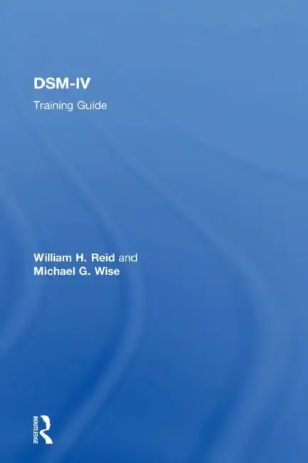 Cover of DSM-IV Training Guide