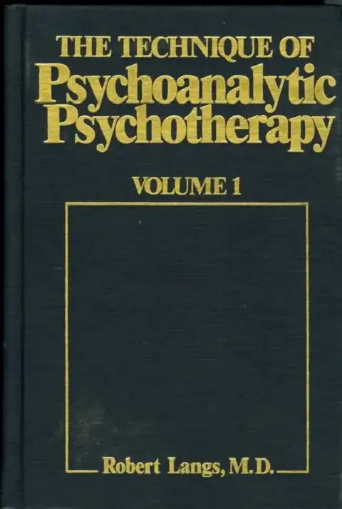Cover of The Technique of Psychoanalytic Psychotherapy