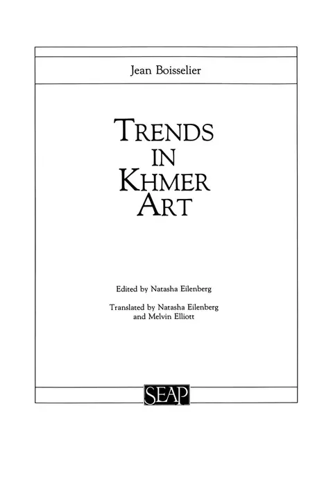 Cover of Trends in Khmer Art
