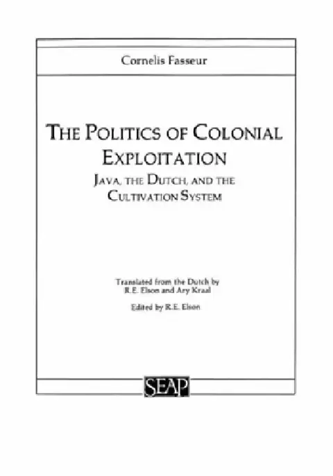 Cover of The Politics of Colonial Exploitation
