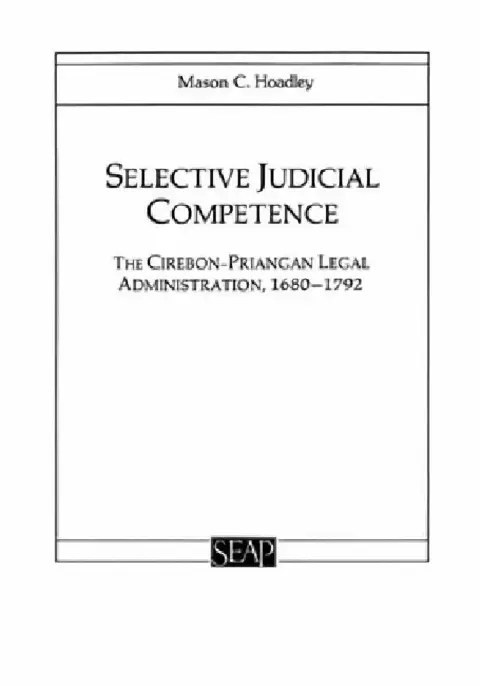 Cover of Selective Judicial Competence