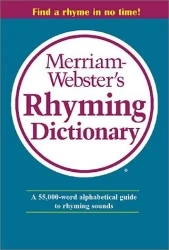 Cover of Merriam Webster's Rhyming Dictionary