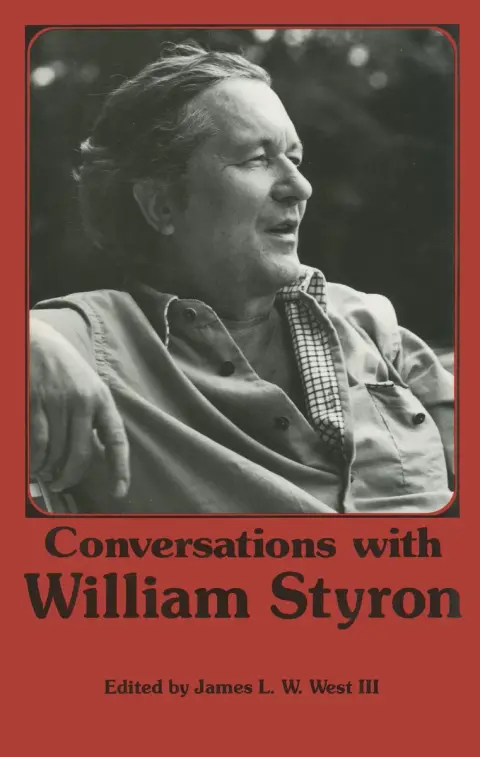 Cover of Conversations with William Styron