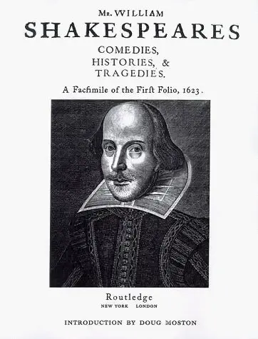 Cover of Mr. William Shakespeares Comedies, Histories, and Tragedies
