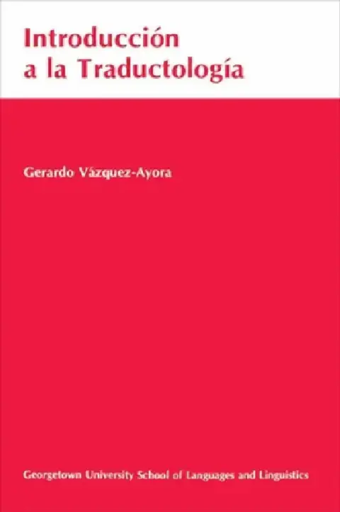 Cover of Introduccion a la Traductologia