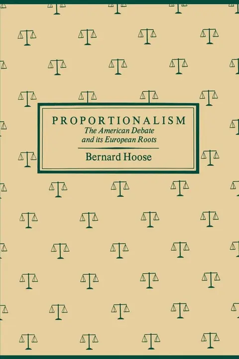 Cover of Proportionalism
