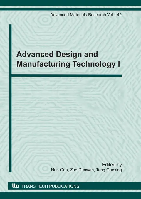 Cover of Advanced Design and Manufacturing Technology I