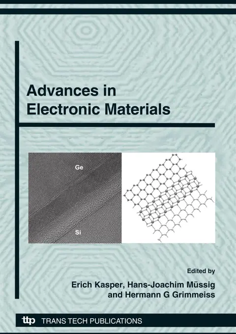 Cover of Advances in Electronic Materials