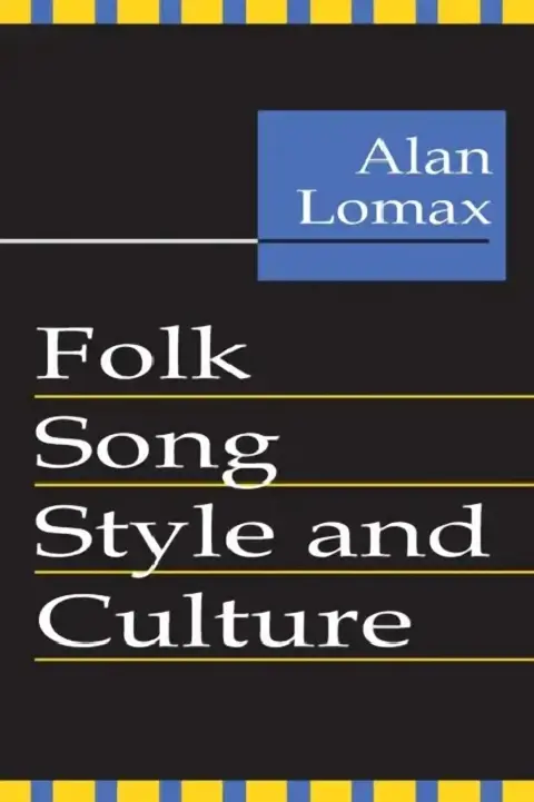 Cover of Folk Song Style and Culture