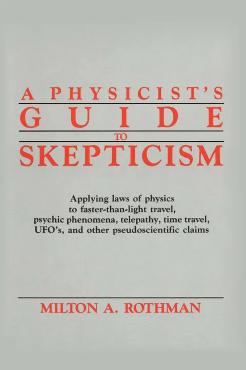 Cover of A Physicist's Guide to Skepticism