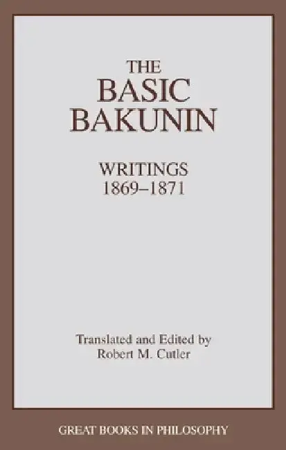 Cover of The Basic Bakunin