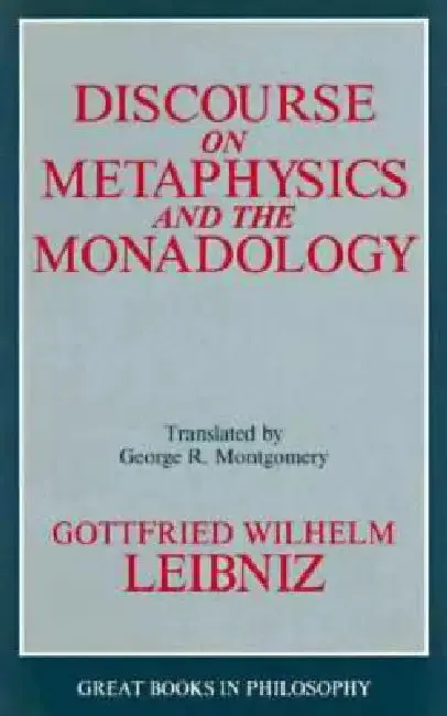 Cover of Discourse on Metaphysics and the Monadology