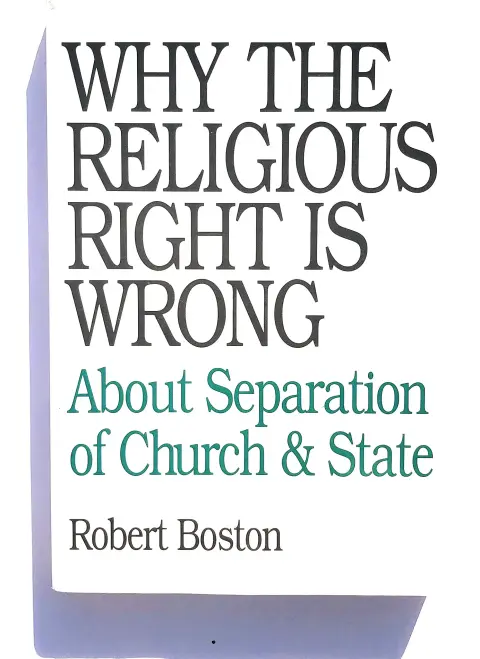 Cover of Why the Religious Right is Wrong