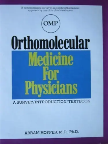 Cover of Orthomolecular Medicine for Physicians Hard