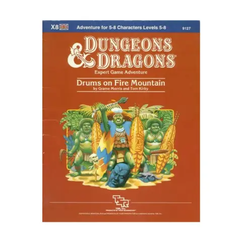 Cover of Drums on Fire Mountain Module X8