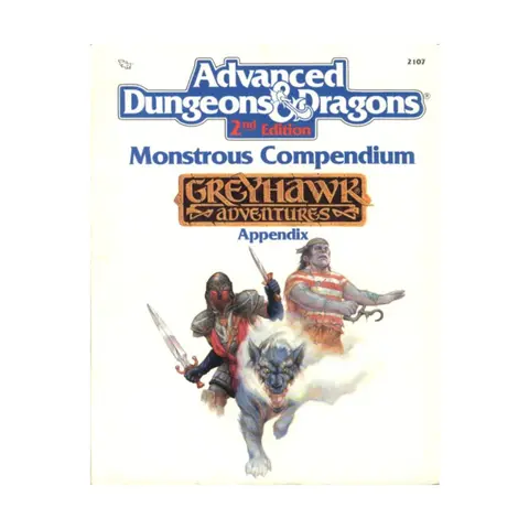 Cover of Monstrous Compendium