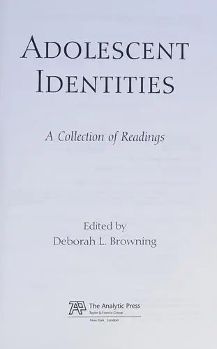 Cover of Adolescent Identities