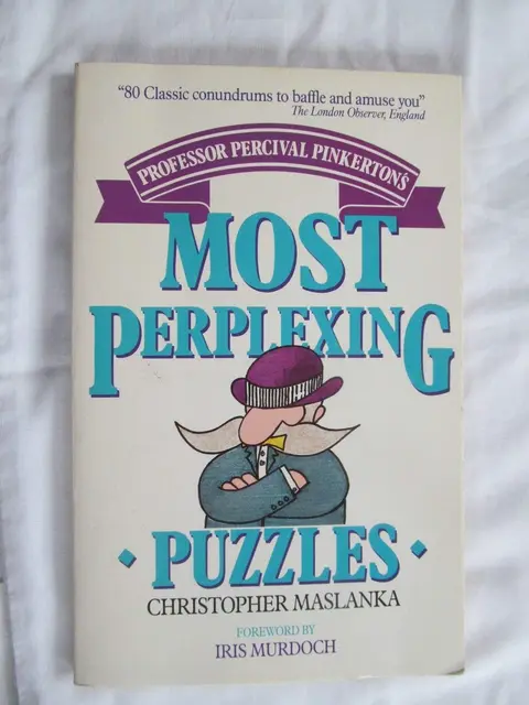 Cover of Professor Percival Pinkerton's Most Perplexing Puzzles