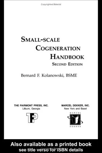 Cover of Small-Scale Cogeneration Handbook