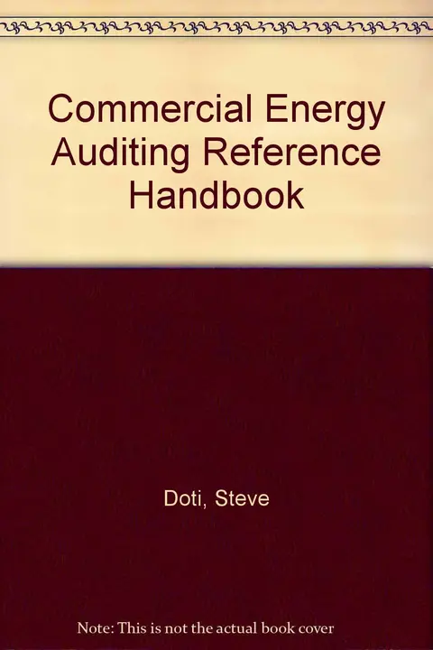 Cover of Commercial Energy Auditing Reference Handbook