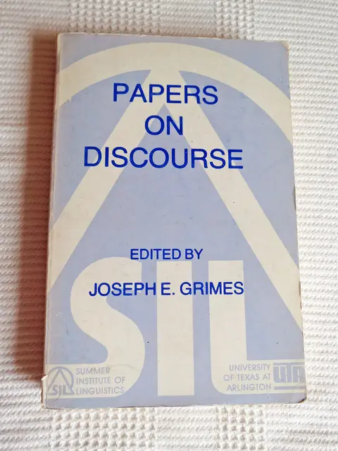 Cover of Papers on Discourse