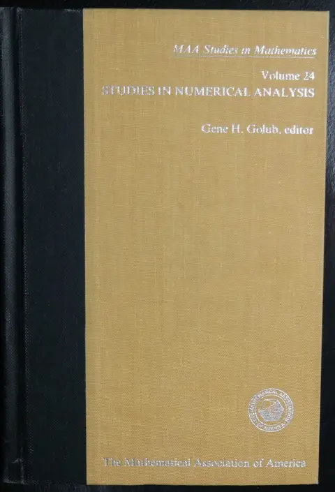 Cover of Golub Studies in ∗numerical∗ Analysis