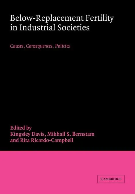Cover of Below-Replacement Fertility in Industrial Societies