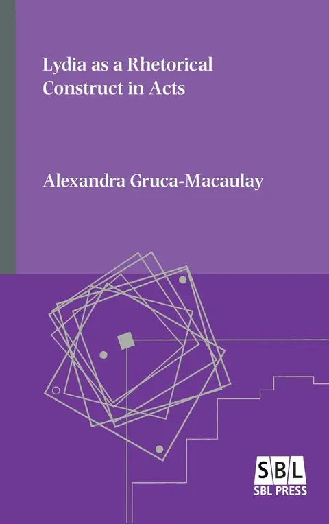 Cover of Lydia as a Rhetorical Construct in Acts