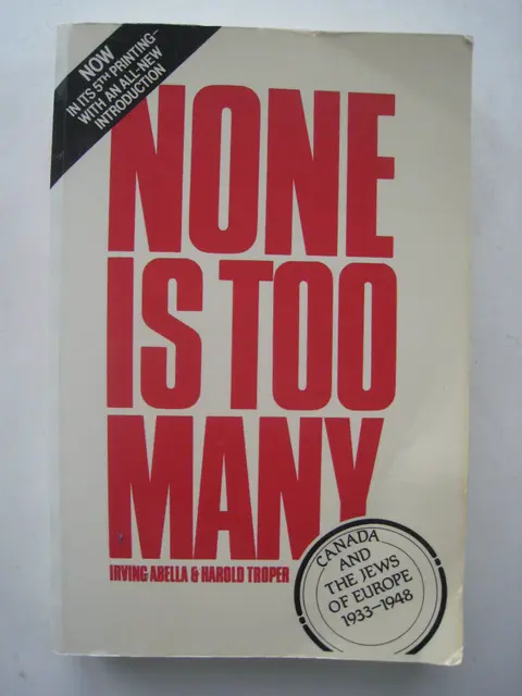 Cover of None is too many