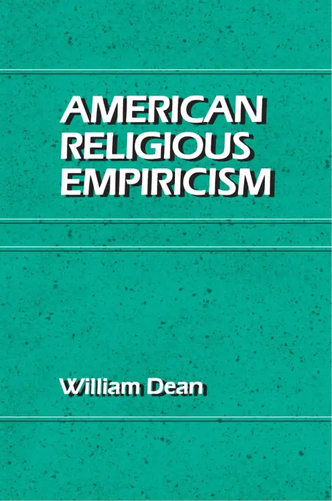 Cover of American Religious Empiricism