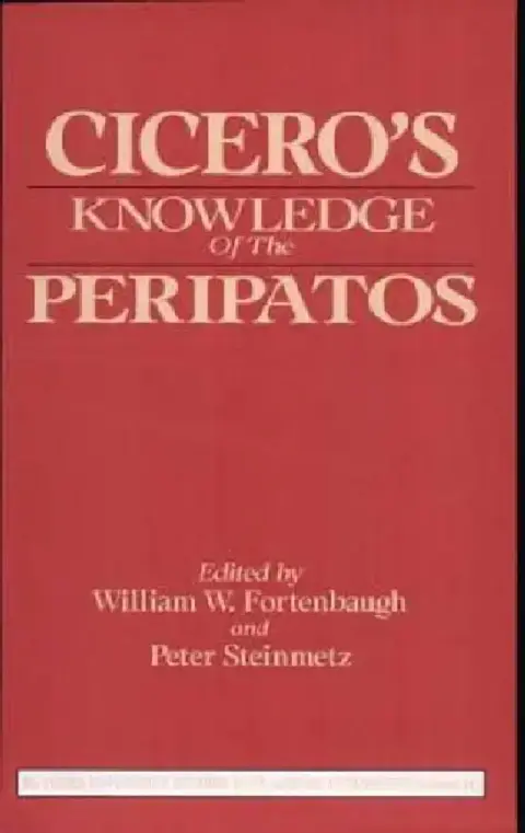 Cover of Cicero's Knowledge of the Peripatos