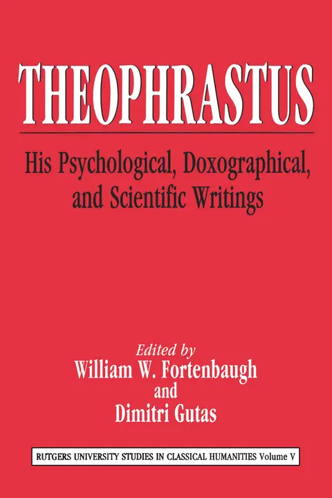 Cover of Theophrastus
