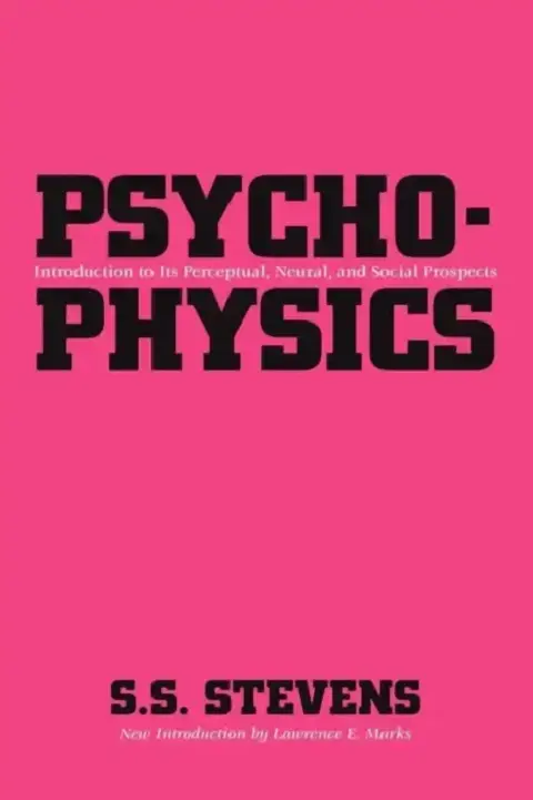 Cover of Psychophysics