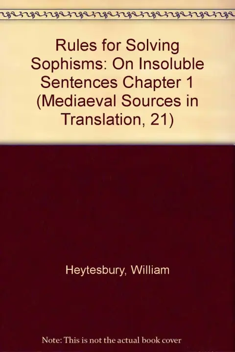 Cover of On insoluble sentences