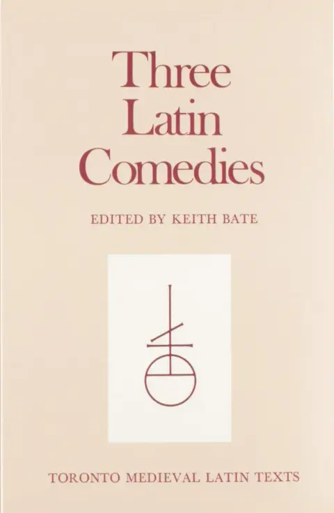 Cover of Three Latin Comedies