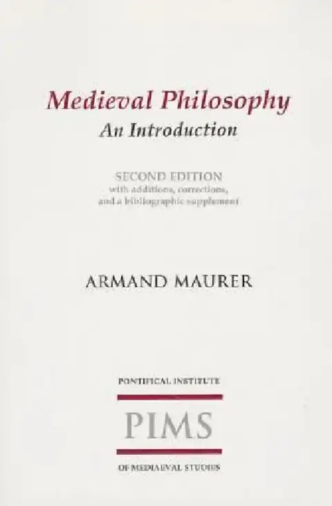 Cover of Medieval Philosophy