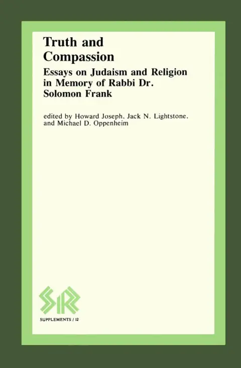Cover of Truth and Compassion