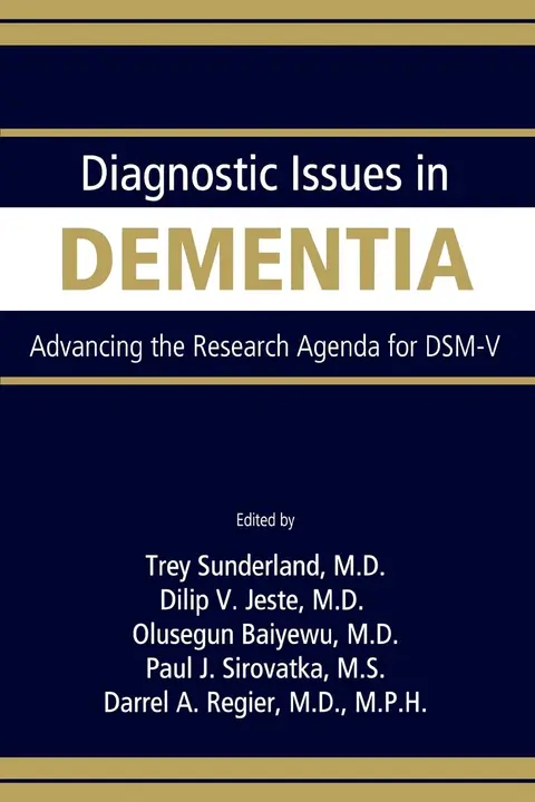 Cover of Diagnostic Issues in Dementia