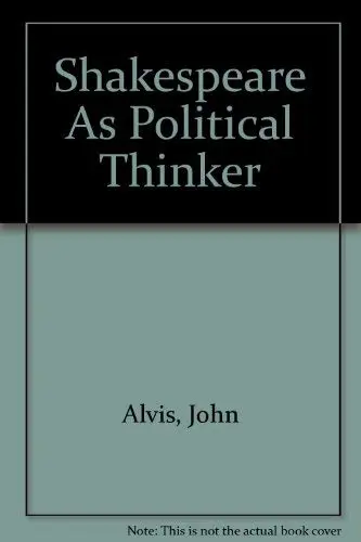 Cover of Shakespeare as Political Thinker