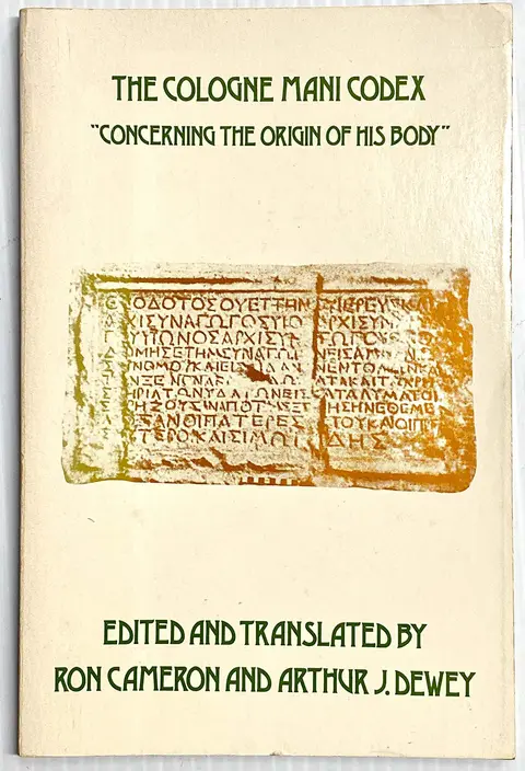 Cover of Cologne Mani Codex