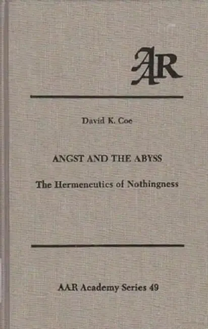 Cover of Angst and the Abyss
